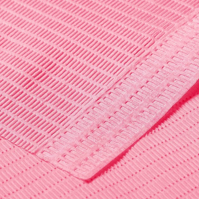 Alt view image 7 of 7 - 250 Pack Dental Bibs, Pink Dental Bibs Disposable 3-Ply, 13" x 18" Waterproof Tray Covers