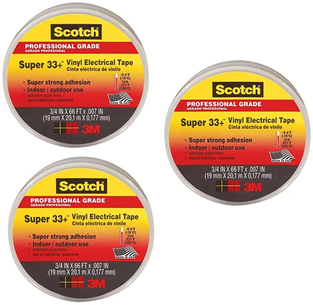 Main image of Scotch Super 33+ Vinyl Electrical Tape.75-Inch by 66-Feet