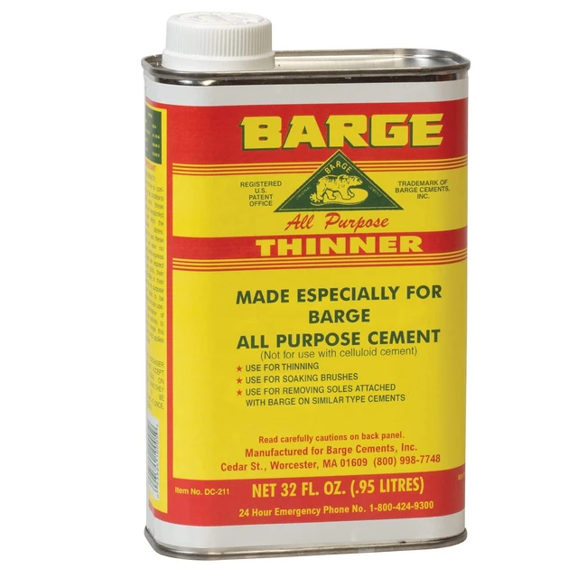 Alt view image 2 of 4 - All Purpose Contact Cement Glue for Leather & Shoes, Red 32 oz Can Flexible Bonding Supports Repairs on Rubber, Crafts, Tack & Footwear Projects in Shops, Barns & Supply Rooms