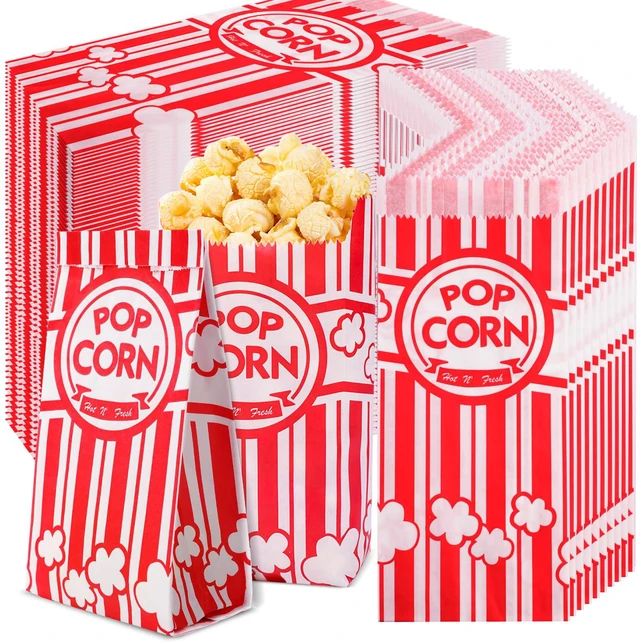 Main image of Paper Popcorn Bags,1000 Pack 1oz Popcorn Bag Individual Servings Pop Corn Bag Bulk for Poporn Machine,Movie Nights Pop Corn Bags