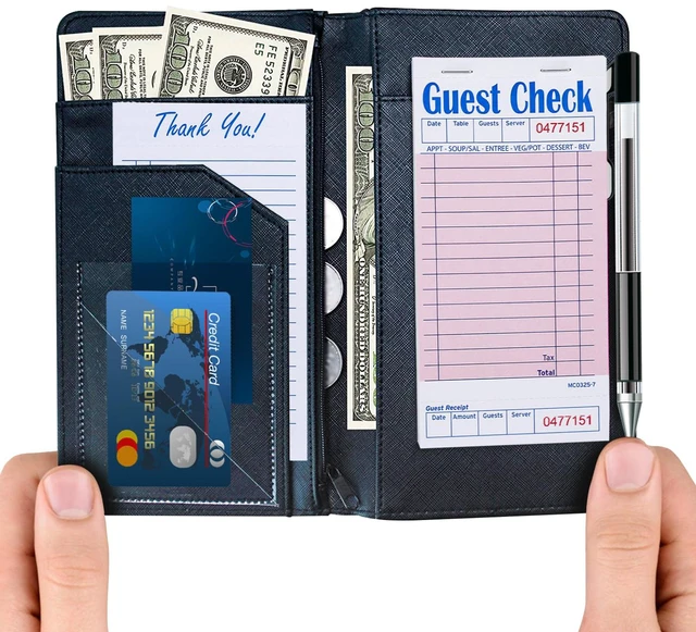 Alt view image 3 of 7 - Guest Checks Pink Server Note Pads 1000 Orders Waitress Notepad for Restaurants (20 Books)
