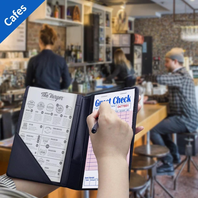 Alt view image 7 of 7 - Guest Checks Pink Server Note Pads 1000 Orders Waitress Notepad for Restaurants (20 Books)