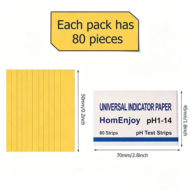 Alt view image 2 of 7 - 20 Pack pH Test Strips, 1600 Strips pH 1-14 Universal Litmus Paper for pH Soap Making Testing, Water, Wine, Saliva, Urine, Pet Food, Soil Testing, Water pH Test for Drinks, Box