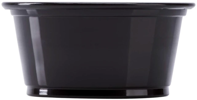 Alt view image 2 of 7 - FP-P200-PPB 2 oz. PP Portion Cups - Black (Case of 2500)