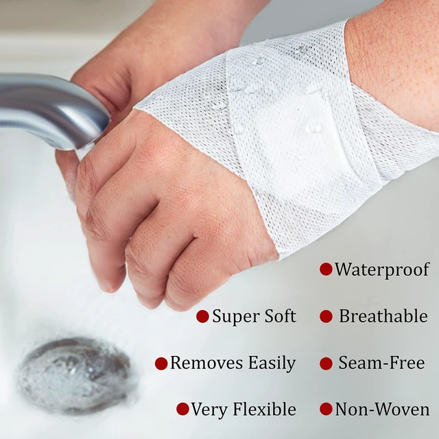 Alt view image 2 of 7 - Dressing Retention Tape - 6" x 11yd, Premium Non-Woven Hypoallergenic Cloth - Secure and Gentle Adhesive for Wound Dressings - Latex-Free and Versatile for Sensitive Skin Care