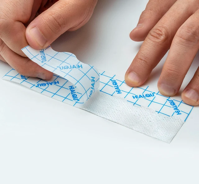 Alt view image 6 of 7 - Dressing Retention Tape - 6" x 11yd, Premium Non-Woven Hypoallergenic Cloth - Secure and Gentle Adhesive for Wound Dressings - Latex-Free and Versatile for Sensitive Skin Care