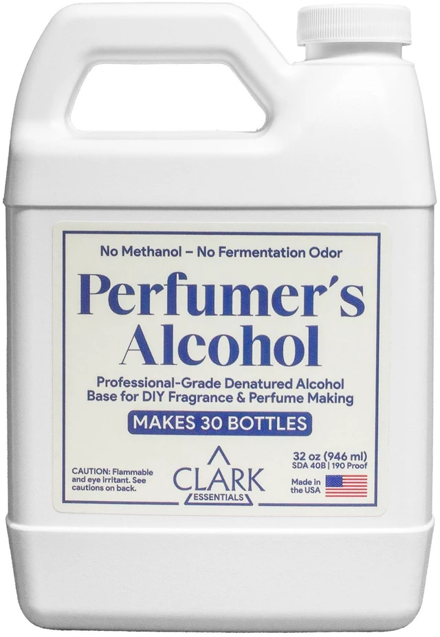 Main image of Perfumer's Alcohol, 32 oz for DIY Fragrances Professional-grade SDA 40B perfumer's alcohol designed for fragrance and perfume formulation