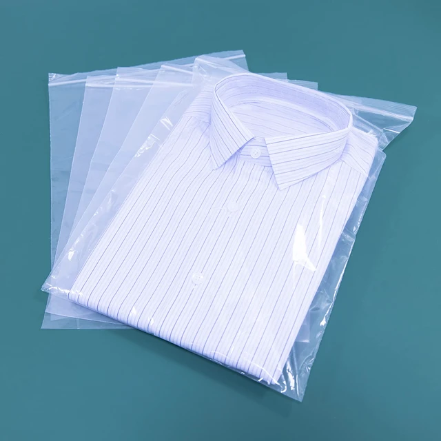 Alt view image 5 of 5 - 200 Count - 11" x 14" Large Zip Bags - 2 Mil Reclosable Zip Plastic Poly Bags with Lock Seal Zipper for Prints, Photos, Documents, Clothing, T-Shirt