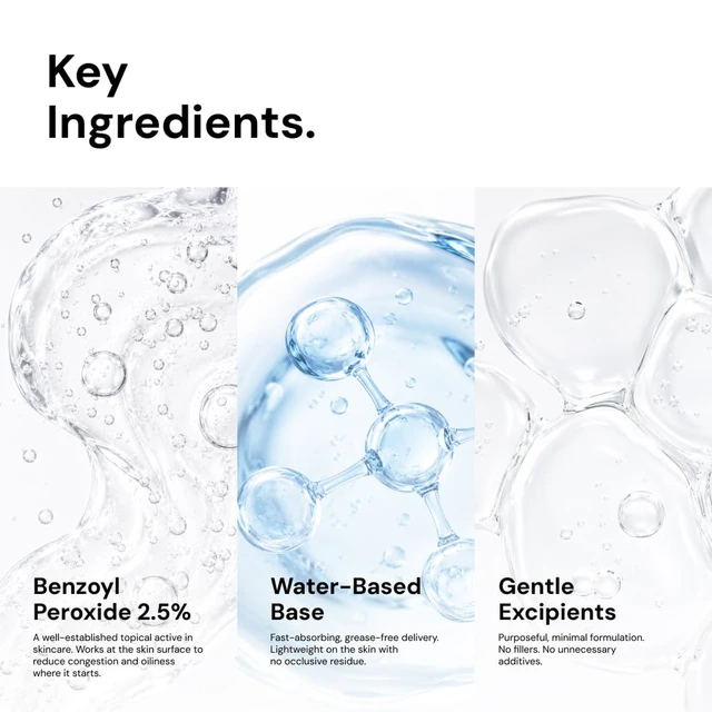 Alt view image 5 of 7 - Benxop 2.5% Benzoyl Peroxide Gel (0.70 oz / 20g) (4 Pack) - Topical Skincare Gel for Oil-Prone and Congested Skin