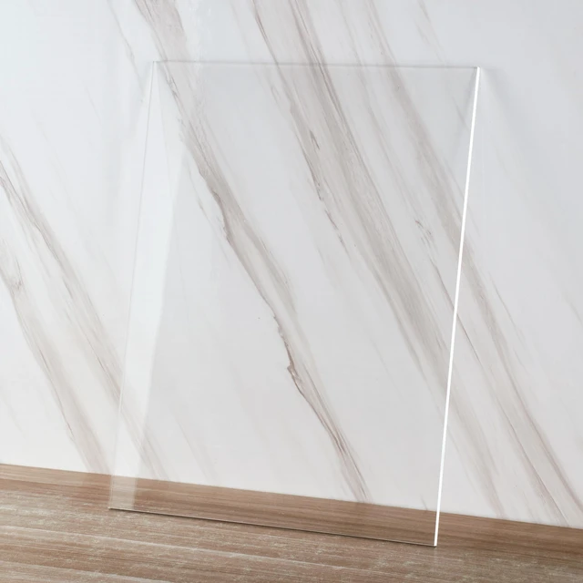 Alt view image 4 of 7 - Pack of 10 Clear Cast Acrylic Sheet 8" x 12" x 1/8" Thick (3mm) Plexiglass Panel; Transparent Square; Plastic Board; for Sign, Craft, Display Projects, Laser Cutting, Engraving