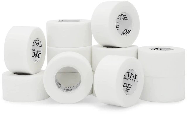 Main image of OKPore Medical Surgical Tape Nonwoven (Pack of 12) - First Aid Surgical Tape Hypoallergenic and Breathable for Wound Dressing Care - 1in x 10yds