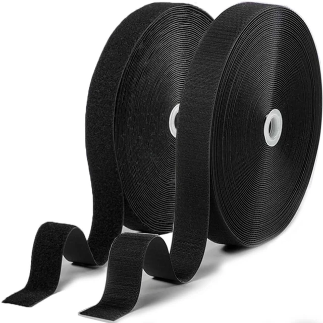 Main image of 1 Inch x 82 Feet Hook and Loop Tape Sticky Back Fastener Roll, Nylon Self Adhesive Heavy Duty Strips Fastener for Home Office School Car and Crafting Organization