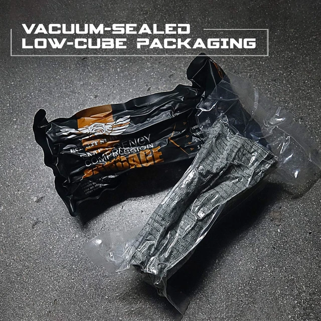 Alt view image 5 of 7 - Israeli 6 Inch Emergency Bandage Compression Trauma Pressure Wound Dressing Sterile Vacuum-Sealed Packaging for Bleeding Control, Medical Trauma Kit, Gun Shot, First Aid IFAK