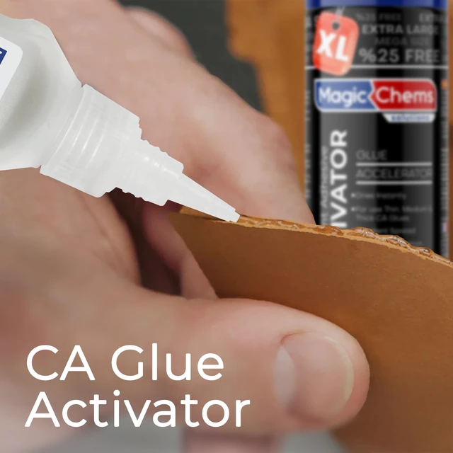 Alt view image 6 of 7 - Super Glue Accelerator, CA Glue Activator, 4 Pack-16.9 fl oz Cyanoacrylate Adhesive Activator; Fast-Curing Formula; Spray, Cyanoacrylate Super Glue Accelerator Spray, Adhesive Activator