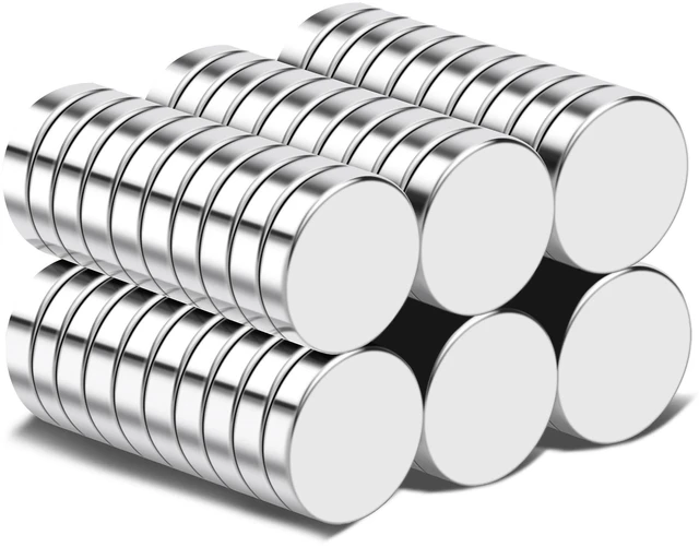 Main image of 60Pcs Strong Rare Earth Magnets, 12x3mm Small Refrigerator Magnet Round Neodymium Disc Magnets for Crafts, Whiteboard, Scientific Models, Dry Erase Board, Office