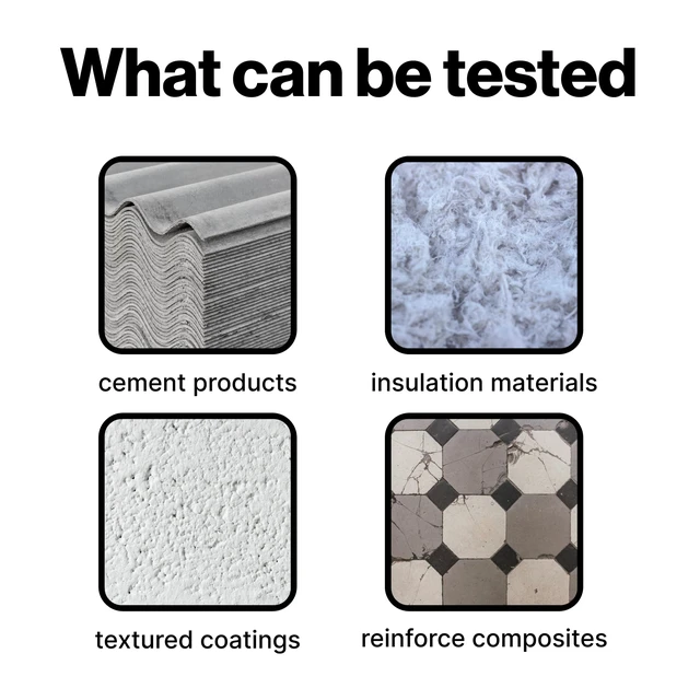Alt view image 3 of 5 - Asbestos Test Kit - Sample Only Testing - 72hr (3 Business Day) NVLAP lab Result with lab Testing fee Included. (1 Samples)