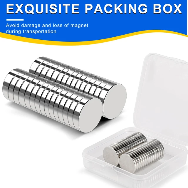 Alt view image 3 of 7 - 40 Pack Small Magnets, 18x3mm Refrigerator Magnets Rare Earth Magnets Neodymium Magnets for Crafts, Whiteboard, Kitchen Cabinet