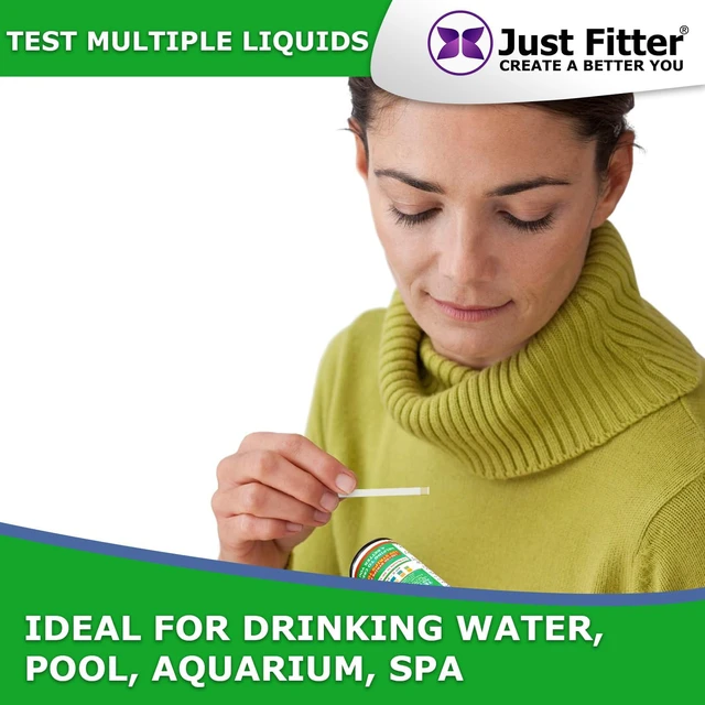Alt view image 5 of 7 - Alkaline Water pH Test Strips. Testing Kit for Home Drinking Water and Liquids. Universal Tester for Aquarium, Fish Tank, Pool, Hot Tub, Spa, Kombucha, Fermentation and Brewing Process
