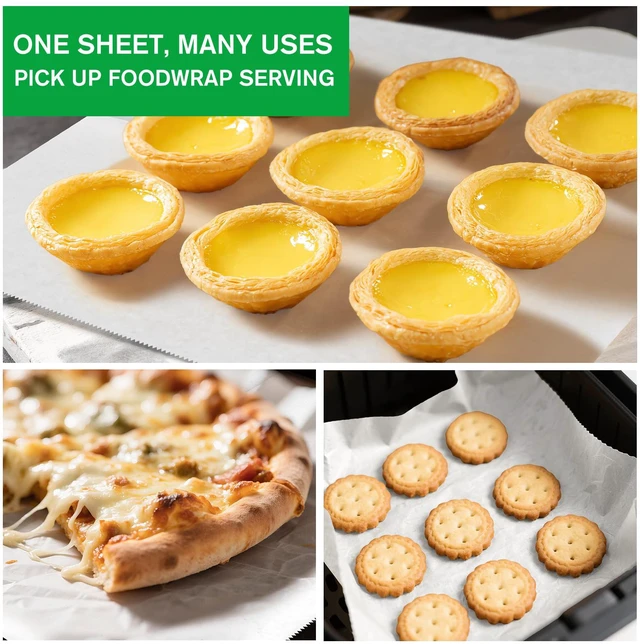Alt view image 7 of 7 - Precut POP UP Deli Paper Sheet, 200 Pack, 12" x 10.5", White Interfolded Heavy Paper, Waterproof & Grease-Resistant, for Food Wrap and Serving