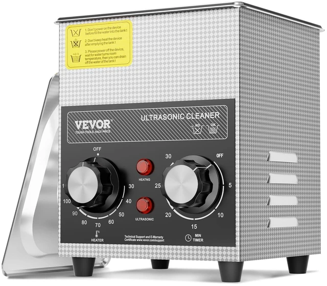 Main image of 2L Sonic Cleaner with Heater Timer & Basket, Professional Digital Sonic Cavitation Machine, 60W Cleaning Machine for Watch Instruments, Glasses, Coin, Metal Parts, Tool