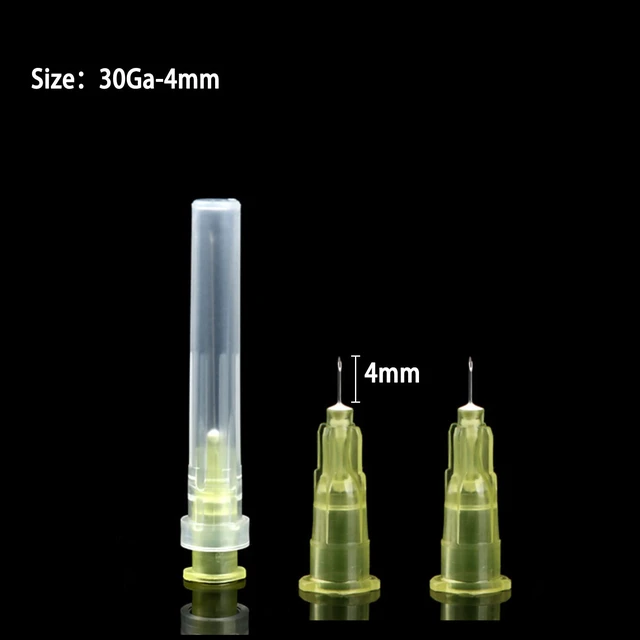 Alt view image 2 of 7 - Disposable Luer Lock Needle 30Ga 4mm 100Pack(30Ga-4mm)