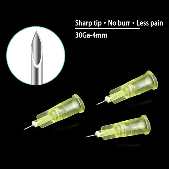 Alt view image 3 of 7 - Disposable Luer Lock Needle 30Ga 4mm 100Pack(30Ga-4mm)