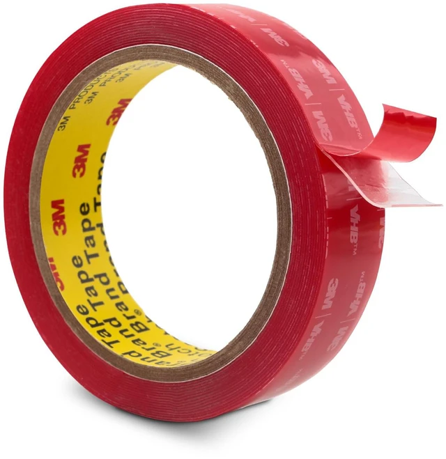 Main image of 3M Double Sided Mounting Tape Heavy Duty 1''x15.4Ft 0.04in Thick Clear 4910 Adhesive Waterproof Foam Tape for Car Home Office Decor