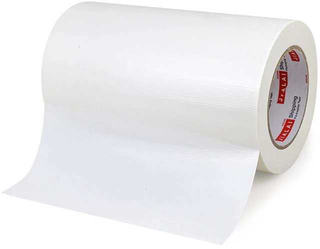 Main image of Wide Duct Tape, Industrial Grade 30Yards (90 ft) Wide 8'' Tape Duct, 9 Mil Heavy-Duty, Waterproof, Strong, Flexible, No Residue, for Crafts & Home Improvement (White, 8'' x 90ft)