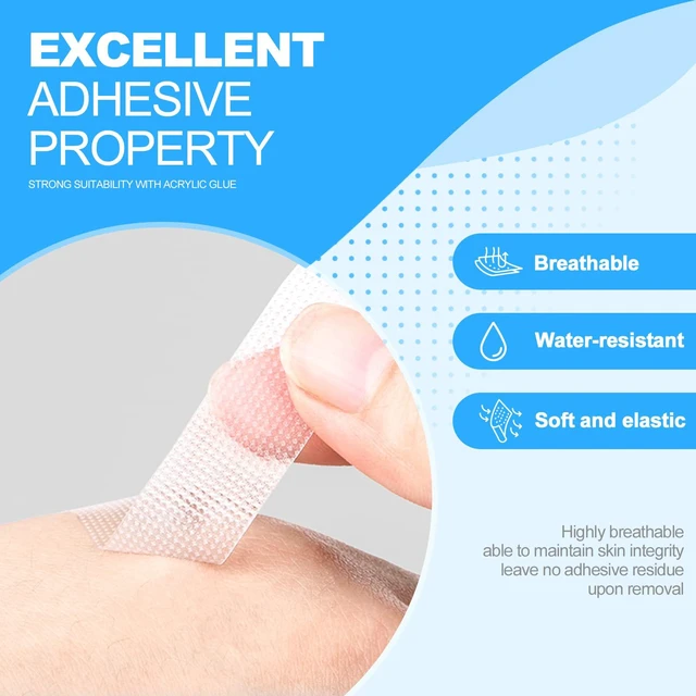 Alt view image 4 of 7 - OKPore Transparent Medical Tape (Pack of 24) - First Aid Surgical Tape Hypoallergenic and Breathable for Wound Dressing Care, Latex Free, 0.5in x 10yds