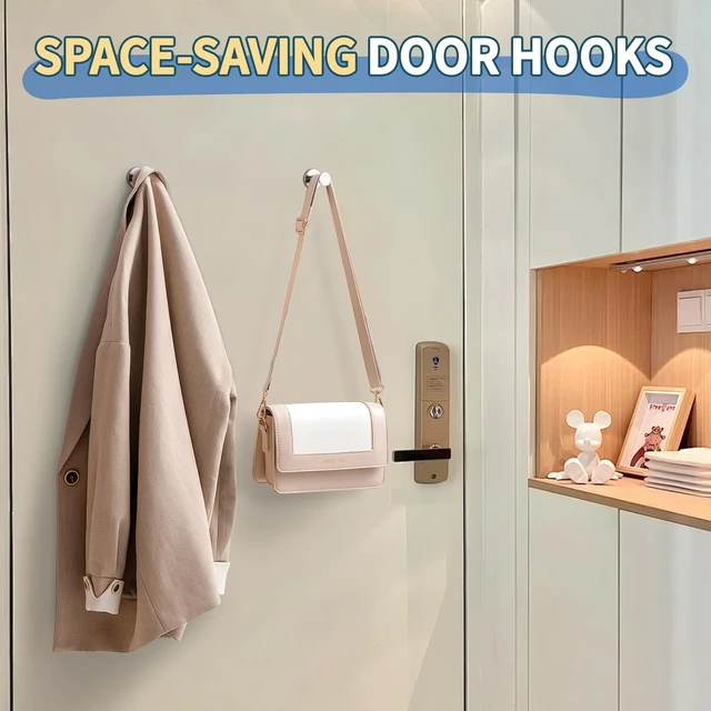 Alt view image 4 of 7 - 10 Pack Magnetic Hooks, Strong Magnetic Hooks for Cruise Cabins Silver Magnets with Hooks for Refrigerator, Magnetic Hook for Garage, Home Organization, Office, Cruise Essentials 2026