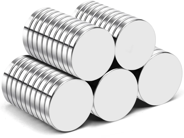 Main image of 50Pcs Strong Neodymium Magnets, 15x2mm Small Refrigerator Magnet Round Rare Earth Disc Magnets for Crafts, Whiteboard, Scientific Models, Dry Erase Board, Office