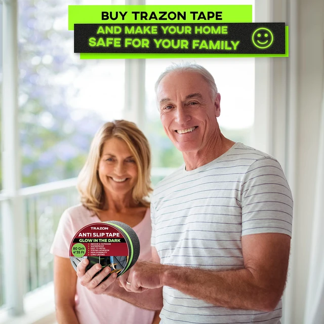 Alt view image 7 of 7 - Grip Tape Glow in Dark Stripe - Heavy Duty Anti Slip Tape for Stairs Outdoor/Indoor Waterproof 4 Inch x 35 Feet Non Skid Roll Stair Steps Traction Tread Staircases Grips Adhesive Nonslip Slip Strips