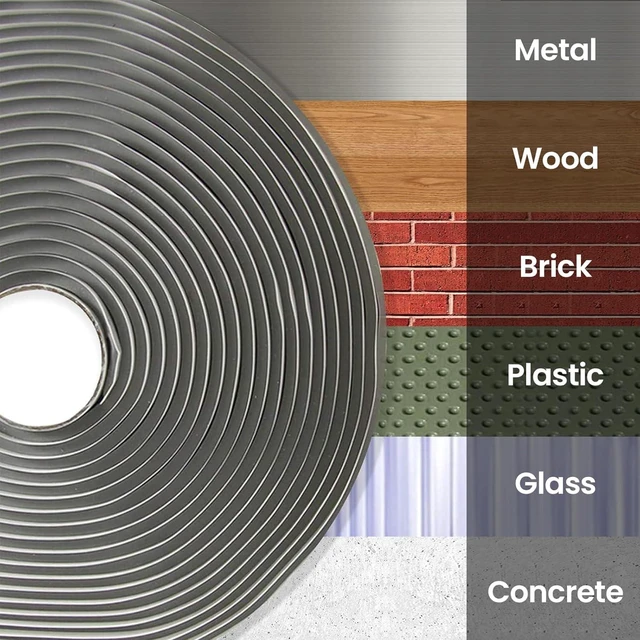 Alt view image 7 of 7 - Butyl Tape 1 Inch x 33 Feet White 2 Pack Leak Proof Waterproof Seal Strong Adhesion, Non-Hardening, Weather Resistance, Instant Seal for RV Roof Boat Repairs, Fits Most Surfaces, Easy Install