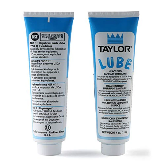 Alt view image 4 of 5 - Taylor Blue Food Grade Lubricant (4oz, 4-Pack) - Lube for Soft Serve Ice Cream Machine & Frozen Yogurt Machine - NSF H1 Certified Sanitary Lubricant - Heavy Duty Grease for O-Rings by FryOilSaver Co