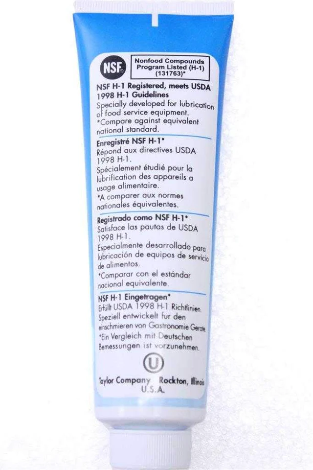 Alt view image 3 of 5 - Taylor Blue Food Grade Lubricant (4oz, 4-Pack) - Lube for Soft Serve Ice Cream Machine & Frozen Yogurt Machine - NSF H1 Certified Sanitary Lubricant - Heavy Duty Grease for O-Rings by FryOilSaver Co