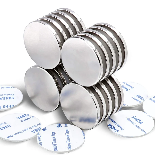 Alt view image 2 of 7 - Permanent Rare Earth Magnets. Fridge, DIY, Building, Scientific, Craft, and Office Magnets, Pack of 20