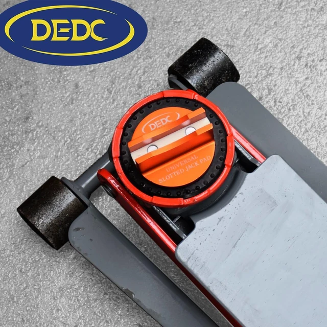Alt view image 7 of 7 - 2Pcs Orange Universal Aluminum Magnetic Grooved Pinch Weld Jack Pad Frame Rail Jack Pad Adapter for Tire Changes and Oil Changes, Fits Pickup Car Sedan MPV Wagon, DIY Mechanics Home Garages