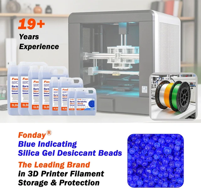 Alt view image 7 of 7 - 4LBS Premium Moisture Indicating Silica Gel Desiccant Beads (Blue) Rechargeable, Industry Standard Bead Size 3 to 5mm