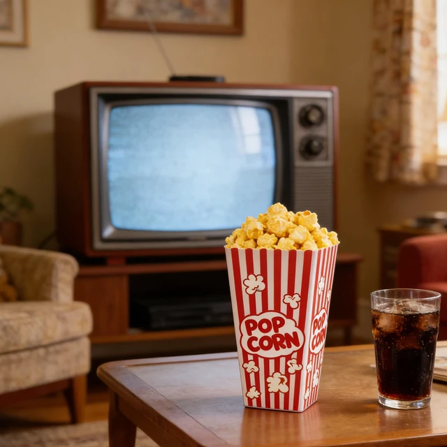 Alt view image 5 of 5 - 20 Pack Plastic Popcorn Containers, Reusable Popcorn Boxes 7.5" Tall and 3.6" Square Popcorn Buckets, For Popcorn Machine, Movie Night, Party, Carnival, Home, Concessions