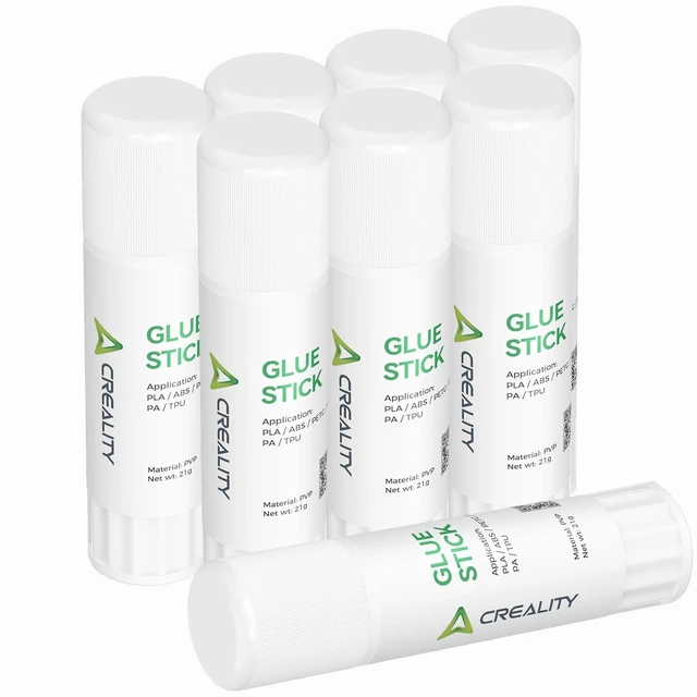 Main image of 3D Printer Glue Sticks for Hot Bed Warping Reducing 3D Printer Bed Adhesive PVP Solid 3D Print Glue Stick 3D Gloop for PLA/ABS/PETG/PC/PA/TPU(Pack of 8)