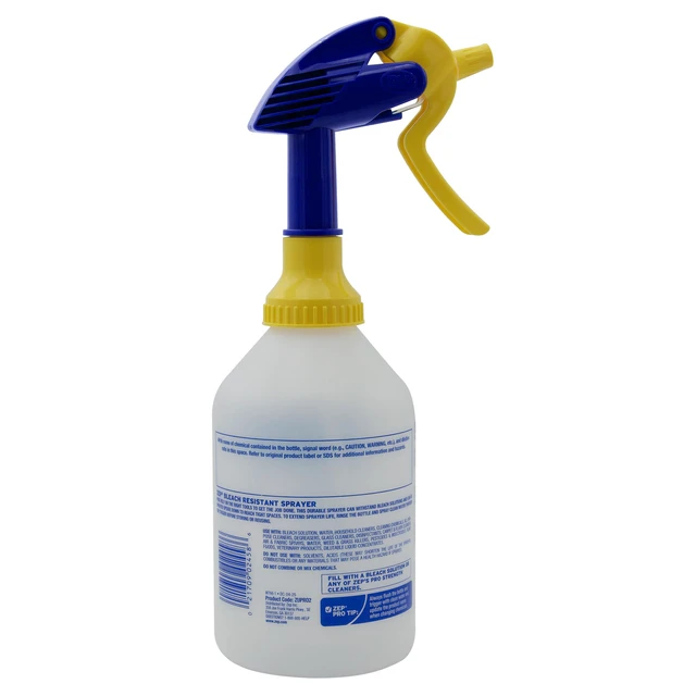 Alt view image 3 of 7 - Bleach Resistant Professional Sprayer Bottle - 32 oz (Pack of 2) - ZUPRO2-30 Foot Stream Spray or a Fine Mist, Adjustable Nozzle Measurements, Bleach Resistant for Up to a Year