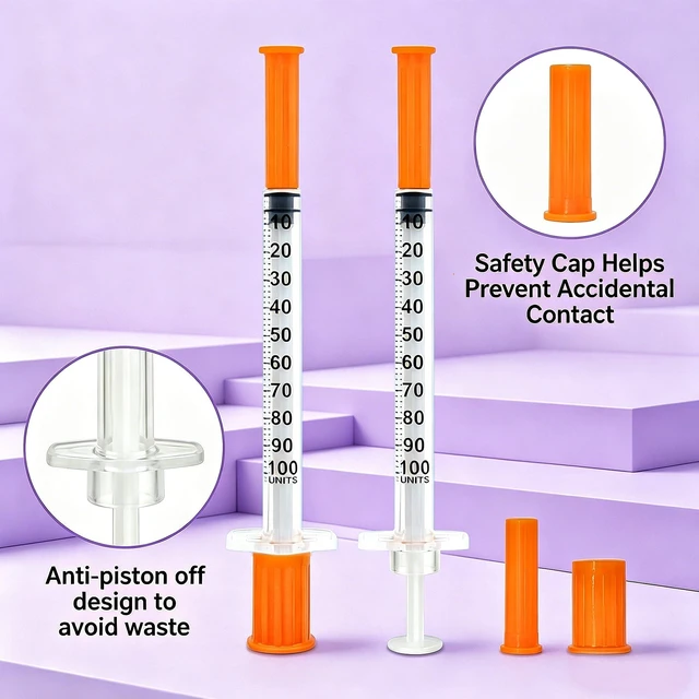 Alt view image 3 of 7 - 1ml/cc 30G 5/16 Inch, Lab Tools, Individual Wrapped, (100 Pack)