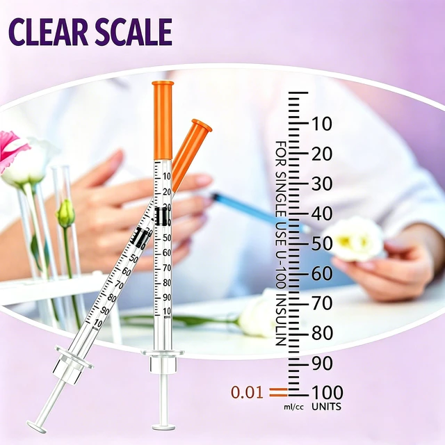Alt view image 5 of 7 - 1ml/cc 30G 5/16 Inch, Lab Tools, Individual Wrapped, (100 Pack)