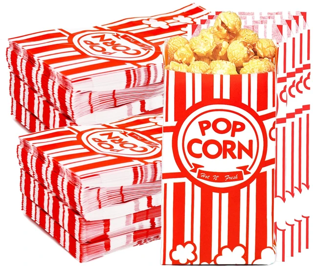 Main image of 1200 Pcs Paper Popcorn Bags for Party, 1 oz Individual Servings Small Popcorn Bag Bulk, For Pop Corn Machine, Movie Night, Cinema, Carnival, Party, Concessions