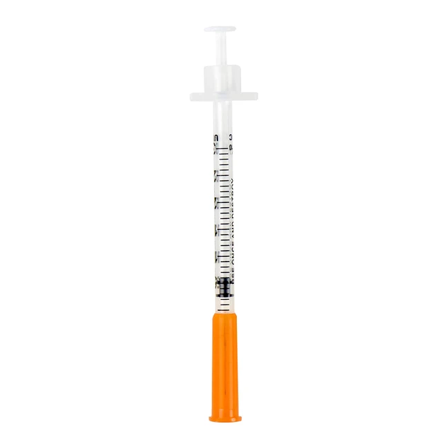 Alt view image 3 of 5 - U-100 Pet Insulin Syringes 29G 3/10cc, 1/2" 100-Pack