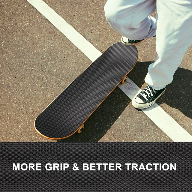 Alt view image 3 of 7 - Black Anti-Slip Rubber Grip Tape 4" x 16.5FT High Adhesive Waterproof Textured non-slip cushion pad for tool handles, heat resistant wear-proof, easy to cut for indoor outdoor use
