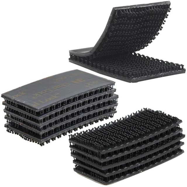 Main image of Dual Lock Tape 1in x 2in 10pcs, Heavy Duty Mounting Tape Interlocking Tape Reclosable Fastener Self Sticky SJ3550 Strip for EZ Pass Mounting Tape