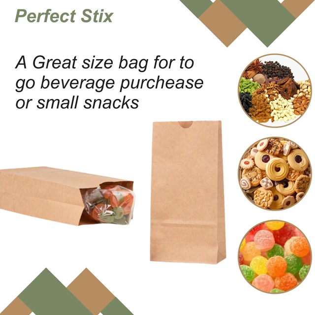 Alt view image 3 of 7 - 1lb Brown Bags- Pack of 400 (3.5"W x 6.5"H x 2.3"L)