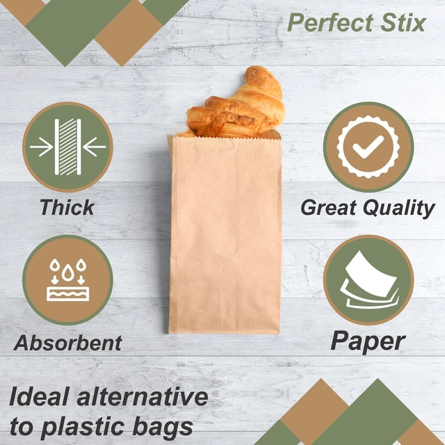 Alt view image 4 of 7 - 1lb Brown Bags- Pack of 400 (3.5"W x 6.5"H x 2.3"L)