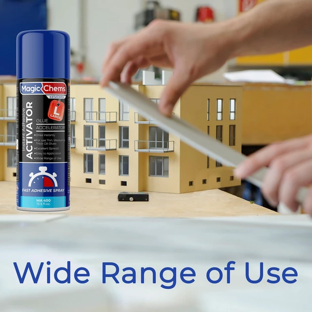 Alt view image 7 of 7 - Super Glue Accelerator, CA Glue Activator, 4 Pack-13.5 fl oz Cyanoacrylate Adhesive Activator; Fast-Curing Formula; Spray, Cyanoacrylate Super Glue Accelerator Spray, Adhesive Activator